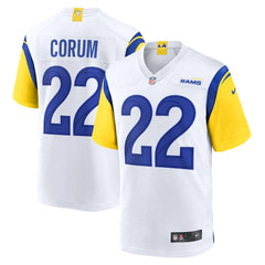 Blake Corum Los Angeles Rams Game Jersey White | Nike for Sale