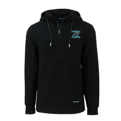 Carolina Panthers Cutter & Buck Roam Eco Recycled Half-Zip Hoodie Black | NFL