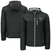 Atlanta Falcons Cutter & Buck Rainier PrimaLoft Eco Insulated Full-Zip Puffer Jacket Black | NFL