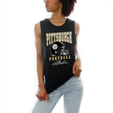 Pittsburgh Steelers Gameday Couture Women's Preseason Opener Racerback Tank Top Black | NFL
