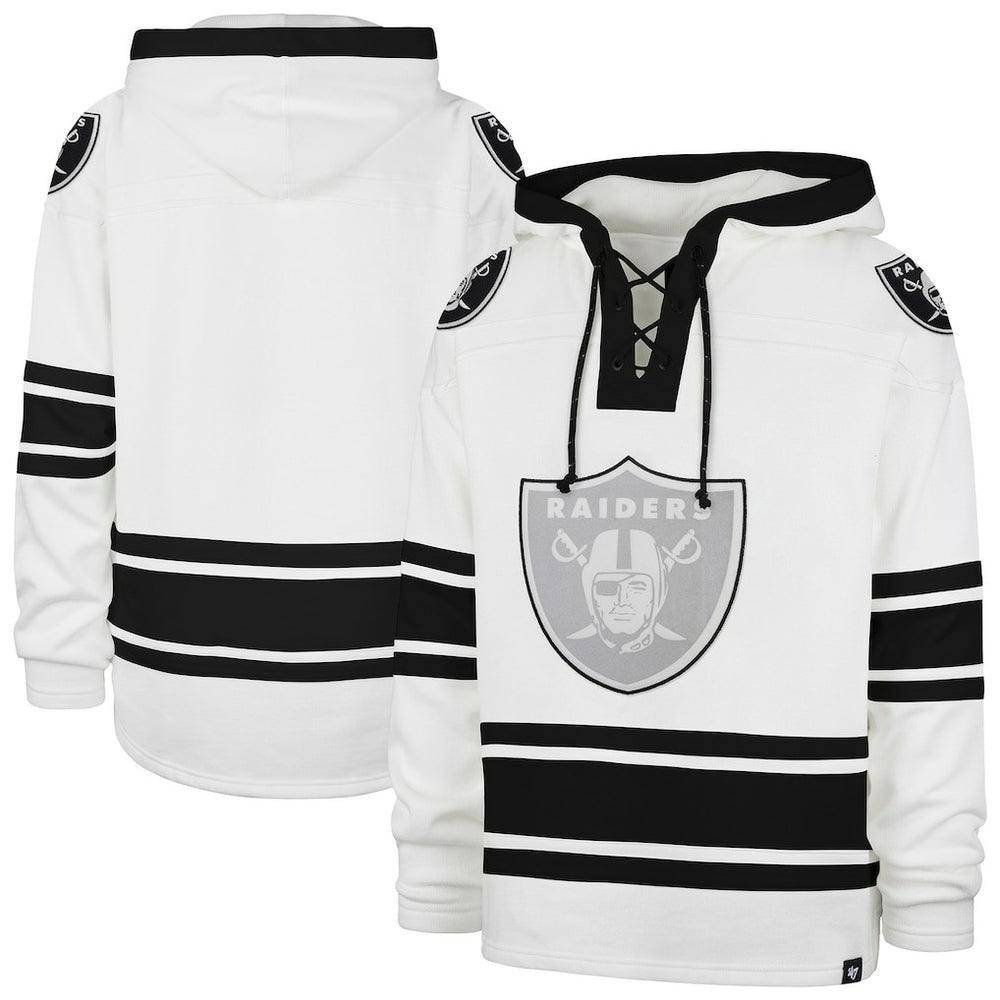 Las Vegas Raiders '47 After Image Superior Lacer with Hood White | 47 brand