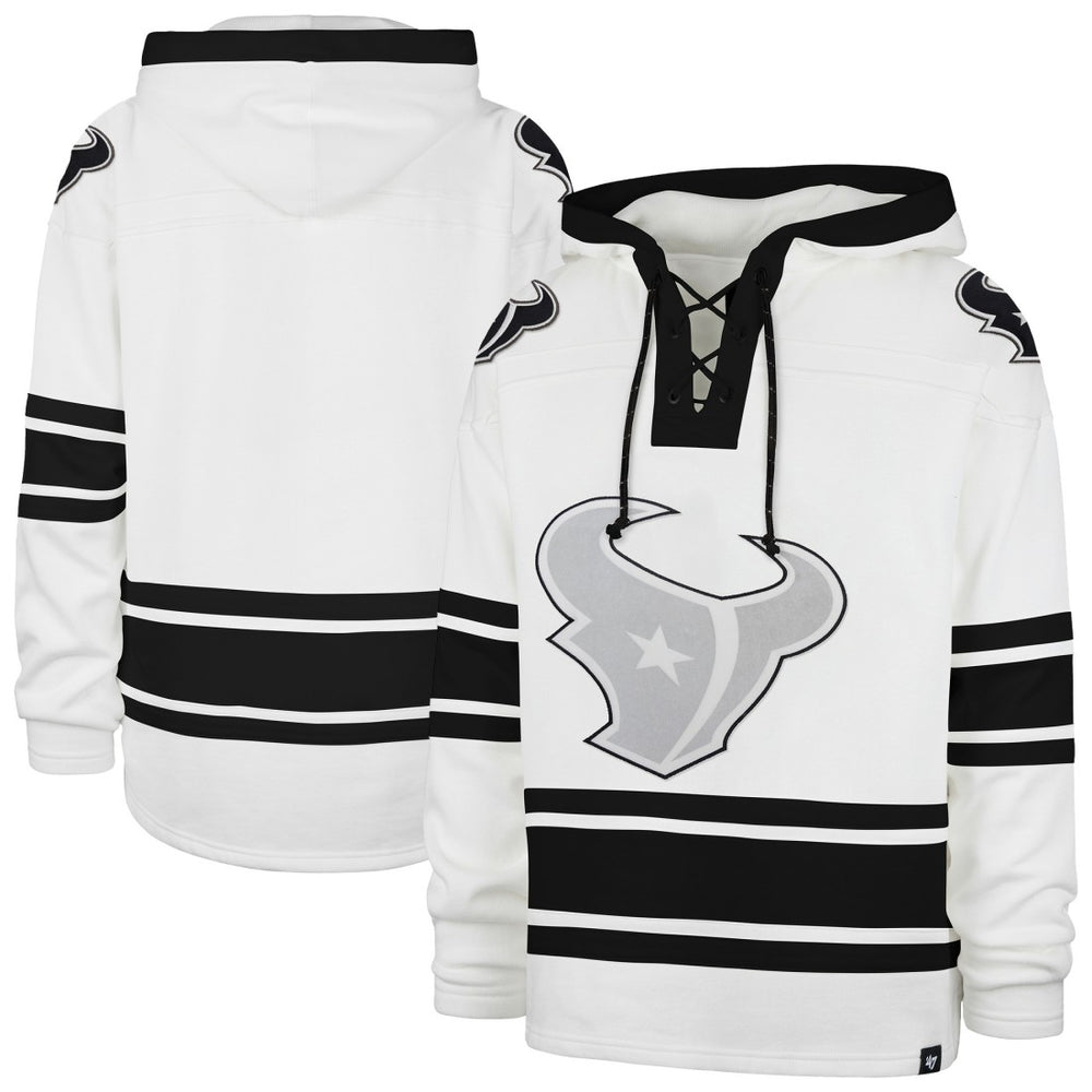 Houston Texans '47 After Image Superior Lacer with Hood White | 47 brand