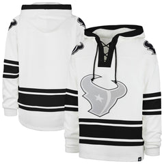 Houston Texans '47 After Image Superior Lacer with Hood White | 47 brand