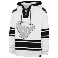 Houston Texans '47 After Image Superior Lacer with Hood White | 47 brand