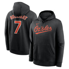 Jackson Holliday Baltimore Orioles Nike Player Name & Number Club Fleece Pullover Hoodie - MLB