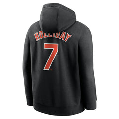 Jackson Holliday Baltimore Orioles Nike Player Name & Number Club Fleece Pullover Hoodie - MLB