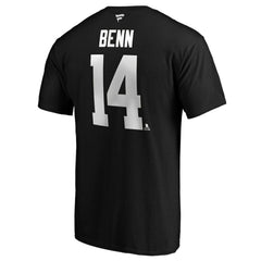 Jamie Benn Dallas Stars Fanatics Authentic Stack Name & Number T-Shirt - Black - NHL