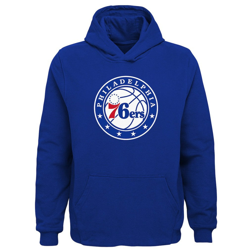 Philadelphia 76ers Outerstuff Youth Primary Logo Pullover Hoodie Royal - NBA