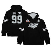 Wayne Gretzky Los Angeles Kings Mitchell & Ness 1993 Name & Number Premium Pullover Hoodie - Black - NHL