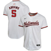 CJ Abrams Washington Nationals Nike Youth Home Game Player Jersey - MLB