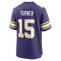 Dallas Turner Minnesota Vikings Alternate Game Jersey Purple | Nike for Sale