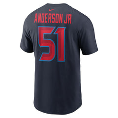 Will Anderson Jr. Houston Texans Name & Number T-Shirt Navy | Nike for Sale