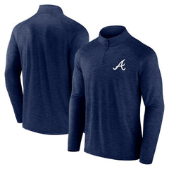 Atlanta Braves Fanatics Head-to-Head Raglan Quarter-Zip Jacket - MLB