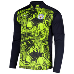Manchester City 2024/25 Pre-Match dryCELL Quarter-Zip Top Black | Puma discount