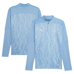 Manchester City 2024/25 Pre-Match dryCELL Quarter-Zip Top Light Blue | Puma
