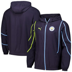 Manchester City 2024/25 Pre-Match Anthem dryCELL Full-Zip Hoodie Jacket Navy | Puma online