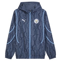 Manchester City 2024/25 Pre-Match Anthem dryCELL Full-Zip Hoodie Jacket Blue | Puma