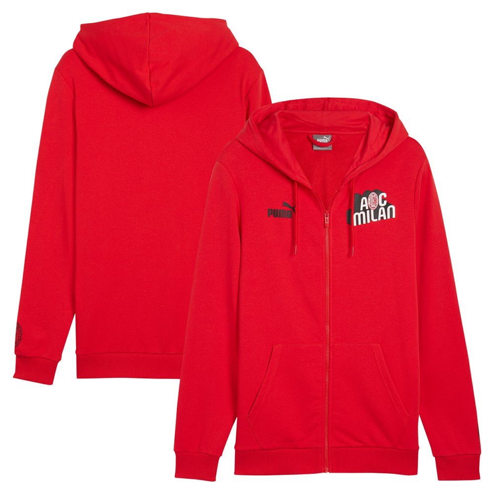 AC Milan ftblCulture Full-Zip Hoodie Red | Puma cheap