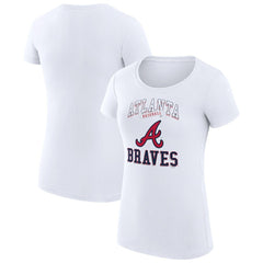 Atlanta Braves G-III 4Her by Carl Banks Women's Super-Slim Fit Lightweight Team Logo Graphic T-Shirt - MLB
