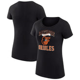 Baltimore Orioles G-III 4Her by Carl Banks Women's Super-Slim Fit Lightweight Team Logo Graphic T-Shirt - MLB