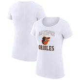 Baltimore Orioles G-III 4Her by Carl Banks Women's Super-Slim Fit Lightweight Team Logo Graphic T-Shirt - MLB