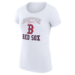 Boston Red Sox G-III 4Her by Carl Banks Women's Super-Slim Fit Lightweight Team Logo Graphic T-Shirt - MLB