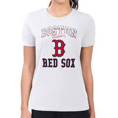 Boston Red Sox G-III 4Her by Carl Banks Women's Super-Slim Fit Lightweight Team Logo Graphic T-Shirt - MLB