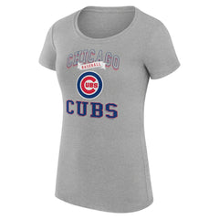 Chicago Cubs G-III 4Her by Carl Banks Women's Super-Slim Fit Lightweight Team Logo Graphic T-Shirt - MLB