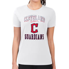 Cleveland Guardians G-III 4Her by Carl Banks Women's Super-Slim Fit Lightweight Team Logo Graphic T-Shirt - MLB