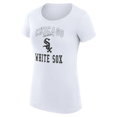 Chicago White Sox G-III 4Her by Carl Banks Women's Super-Slim Fit Lightweight Team Logo Graphic T-Shirt - MLB