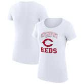 Cincinnati Reds G-III 4Her by Carl Banks Women's Super-Slim Fit Lightweight Team Logo Graphic T-Shirt - MLB