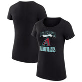 Arizona Diamondbacks G-III 4Her by Carl Banks Women's Super-Slim Fit Lightweight Team Logo Graphic T-Shirt - MLB