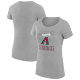 Arizona Diamondbacks G-III 4Her by Carl Banks Women's Super-Slim Fit Lightweight Team Logo Graphic T-Shirt - MLB