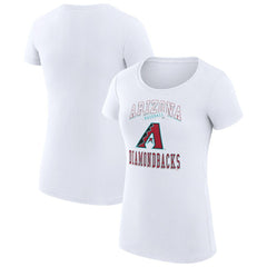 Arizona Diamondbacks G-III 4Her by Carl Banks Women's Super-Slim Fit Lightweight Team Logo Graphic T-Shirt - MLB