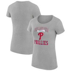 Philadelphia Phillies G-III 4Her by Carl Banks Women's Super-Slim Fit Lightweight Team Logo Graphic T-Shirt - MLB