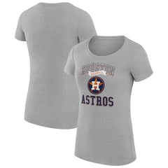 Houston Astros G-III 4Her by Carl Banks Women's Super-Slim Fit Lightweight Team Logo Graphic T-Shirt - MLB