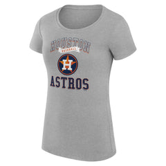 Houston Astros G-III 4Her by Carl Banks Women's Super-Slim Fit Lightweight Team Logo Graphic T-Shirt - MLB