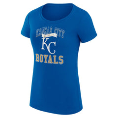 Kansas City Royals G-III 4Her by Carl Banks Women's Super-Slim Fit Lightweight Team Logo Graphic T-Shirt - MLB