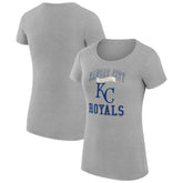 Kansas City Royals G-III 4Her by Carl Banks Women's Super-Slim Fit Lightweight Team Logo Graphic T-Shirt - MLB