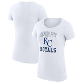 Kansas City Royals G-III 4Her by Carl Banks Women's Super-Slim Fit Lightweight Team Logo Graphic T-Shirt - MLB