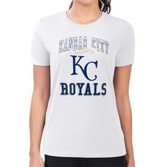 Kansas City Royals G-III 4Her by Carl Banks Women's Super-Slim Fit Lightweight Team Logo Graphic T-Shirt - MLB