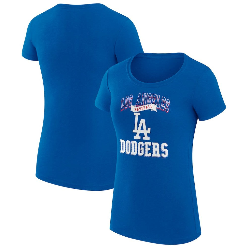 Los Angeles Dodgers G-III 4Her by Carl Banks Women's Super-Slim Fit Lightweight Team Logo Graphic T-Shirt - MLB
