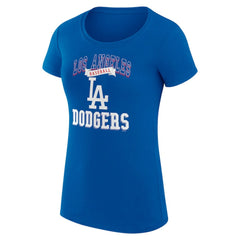 Los Angeles Dodgers G-III 4Her by Carl Banks Women's Super-Slim Fit Lightweight Team Logo Graphic T-Shirt - MLB