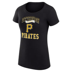 Pittsburgh Pirates G-III 4Her by Carl Banks Women's Super-Slim Fit Lightweight Team Logo Graphic T-Shirt - MLB