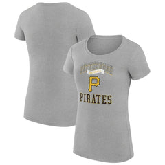 Pittsburgh Pirates G-III 4Her by Carl Banks Women's Super-Slim Fit Lightweight Team Logo Graphic T-Shirt - MLB