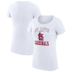 St. Louis Cardinals G-III 4Her by Carl Banks Women's Super-Slim Fit Lightweight Team Logo Graphic T-Shirt - MLB