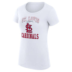 St. Louis Cardinals G-III 4Her by Carl Banks Women's Super-Slim Fit Lightweight Team Logo Graphic T-Shirt - MLB