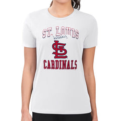 St. Louis Cardinals G-III 4Her by Carl Banks Women's Super-Slim Fit Lightweight Team Logo Graphic T-Shirt - MLB