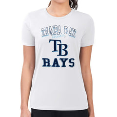 Tampa Bay Rays G-III 4Her by Carl Banks Women's Super-Slim Fit Lightweight Team Logo Graphic T-Shirt - MLB