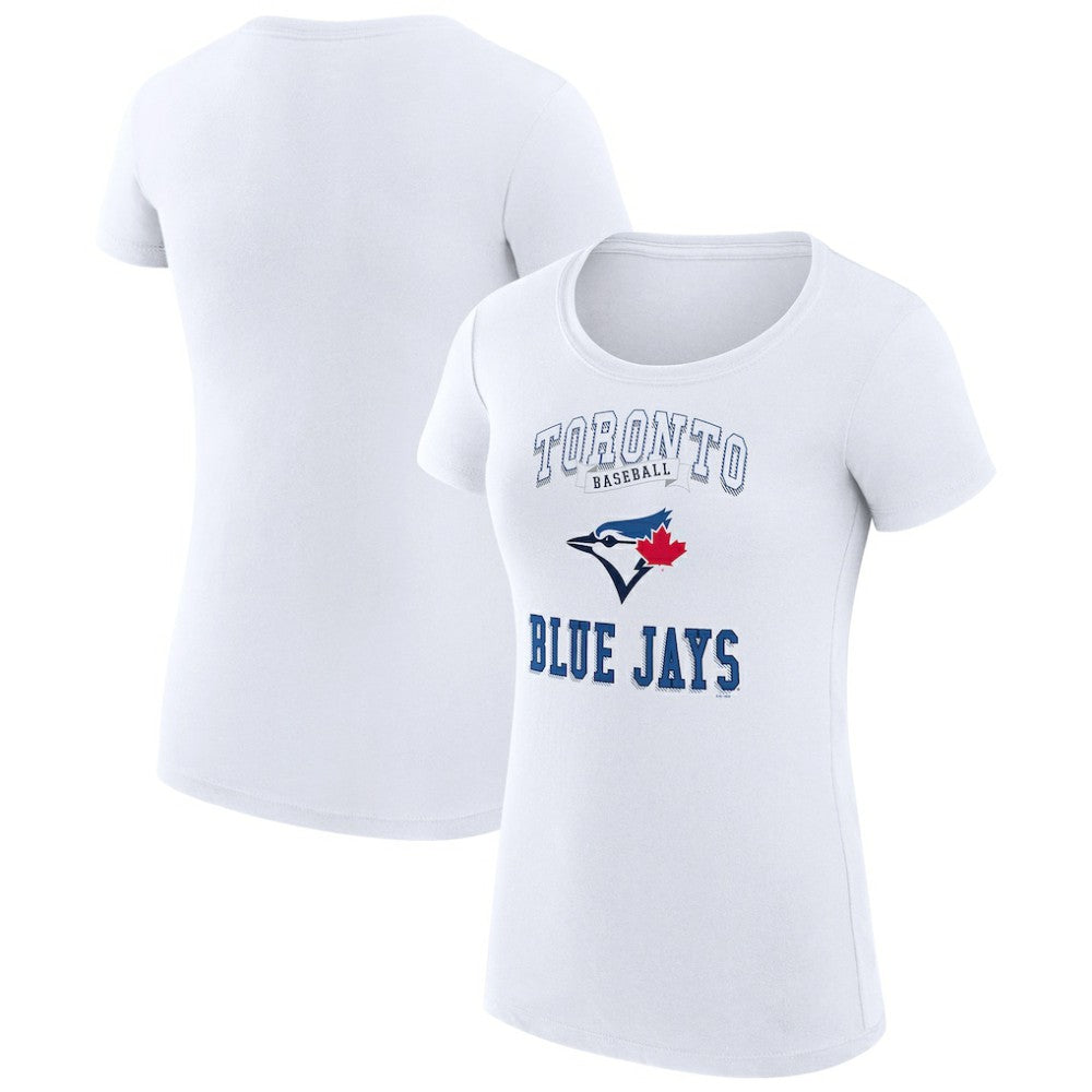 Toronto Blue Jays G-III 4Her by Carl Banks Women's Super-Slim Fit Lightweight Team Logo Graphic T-Shirt - MLB